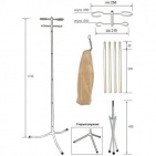 Штатив (стойка) для капельниц складная