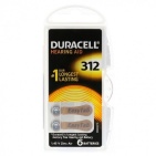 Батарейки размер № 312 Duracell (6 штук)