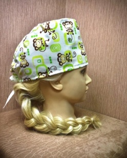 Шапочка медицинская (колпак) "Обезьянки" фото 1998