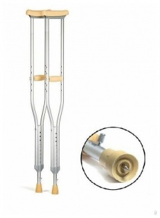 Костыли подмышечные с УПС размер   M  фото 1273