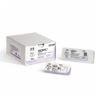 Нить Викрил рассас. (Vicryl) USP 0 - 75 см (ETHICON) W9230 фото 2445