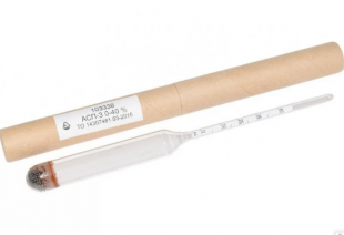 Ареометр спиртовой АСПТ-3 (0-40 %) фото 3852