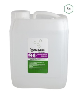 Кожный антисептик + для поверхностей Алмадез Ликвид 5 л фото 5444