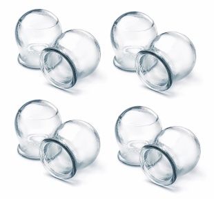 Банки стеклянные вакуумные медицинские 8 шт фото 1282