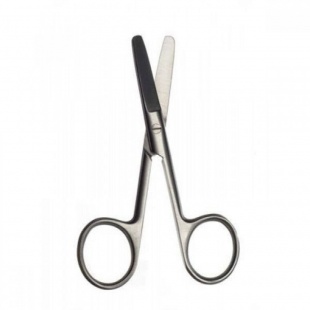 Ножницы медицинские  140 мм тупоконечные прямые фото 812