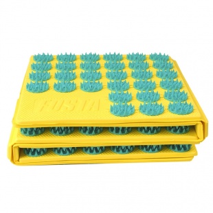 Акупунктурный аппликатор (коврик 6-ти секционный) желтый Fosta F 0120  фото 2822