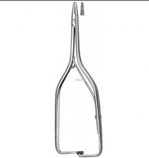 Иглодержатель хирургический Матье 16 см фото 5150