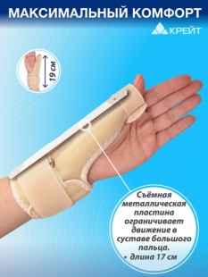 Бандаж для лучезапястного сустава  F 207   фото 5763