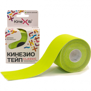 Кинезио-тейп  KineXib Classic (5м*5см) светло-зеленый фото 3271