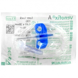 Игла - бабочка Venofix (Венофикс 23G (0,65*20мм),  B.Braun фото 1302