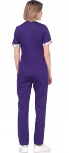 Костюм медицинский "Совушки" (фиолетовый) фото 1942
