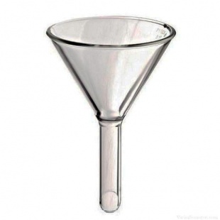 Воронка лабораторная стеклянная  d = 100 мм фото 3868