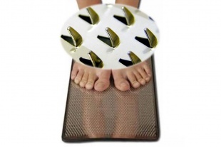 Акупунктурный аппликатор  "Просто Полезно" менее колючий (Сталь) фото 2844