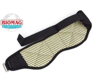 Турмалиновая повязка на голеностопный сустав с магнитами Биомаг фото 3503
