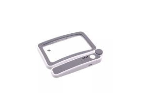 Лупа прямоугольная 4Х складная с подсветкой фото 6154