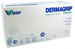 Перчатки латексные Dermagrip Classic размер M  (7-8) - 50 пар/уп фото 913