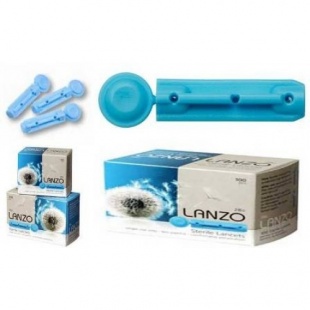 Ланцет для прокола пальца Lanzo (100 шт) (аналог айчек) фото 4315