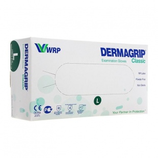 Перчатки латексные Dermagrip Classic размер L  (8-9) - 50 пар/уп фото 909
