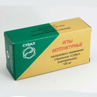Иглы акупунктурные  0,3 х 60 мм Субал  (100 шт) фото 1826
