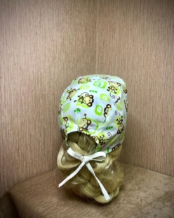 Шапочка медицинская (колпак) "Обезьянки" фото 1997