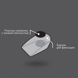 Подпяточники силиконовые с бортиком Cup Soft С 2406 Comforma фото 4705