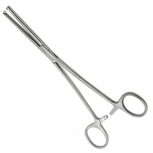 Зажим кровоостанавливающий Кохера прямой 14 см фото 1046