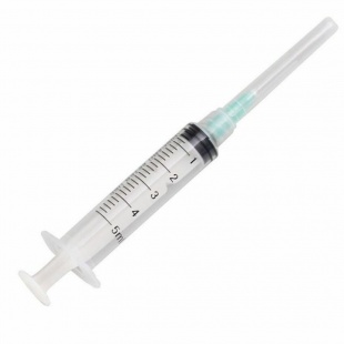 Шприц 5 мл одноразовый (3х компонентный) фото 3597