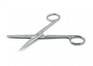 Ножницы  с 1 острым концом  140 мм  прямые фото 816