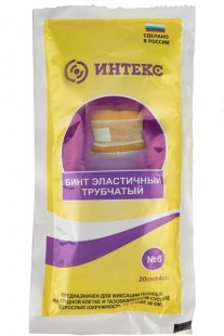 Бинт сетчатый трубчатый Интекс №6 (20х4 см) фото 4591
