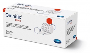 Пластырь Omnifix elastic (Омнификс) рулон 20 см х 10 м фиксирующий гипоаллергенный нетканный фото 1799