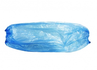 Нарукавники одноразовые синие 3 гр. 25х40 п/э (50 пар) фото 4731