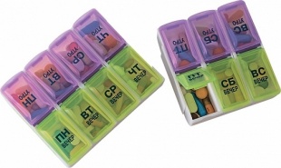 Таблетница Трансформер двойной (Пилюля) фото 3431