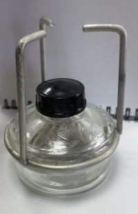 Спиртовка  100 мл с металлической  оправой фото 6015