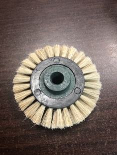 Щетка из натуральной  щетины 2 ряда фото 4173