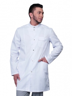 Халат медицинский мужской Medis Х-234 (воротник стойка, размер 50) фото 2651