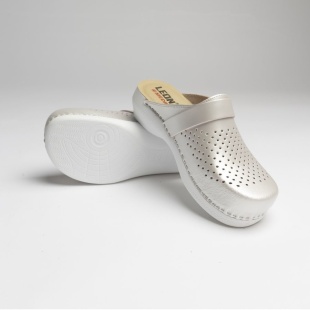 Сабо женские Леон  арт. MED102P (перламутр) фото 5549