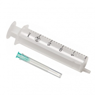 Шприц 20 мл одноразовый (2х компонентный) фото 3591