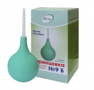 Спринцовка с твердым наконечником Б №9, 270 мл фото 3334