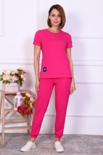  Костюм женский трикотажный малиновый (размер 48-50) фото 3144